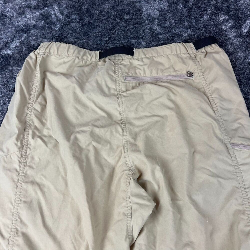 Vtg Patagonia Go II Zip Off Pants Beige Nylon Men's M Belted Cargo Zip Ankle - Picture 8 of 11